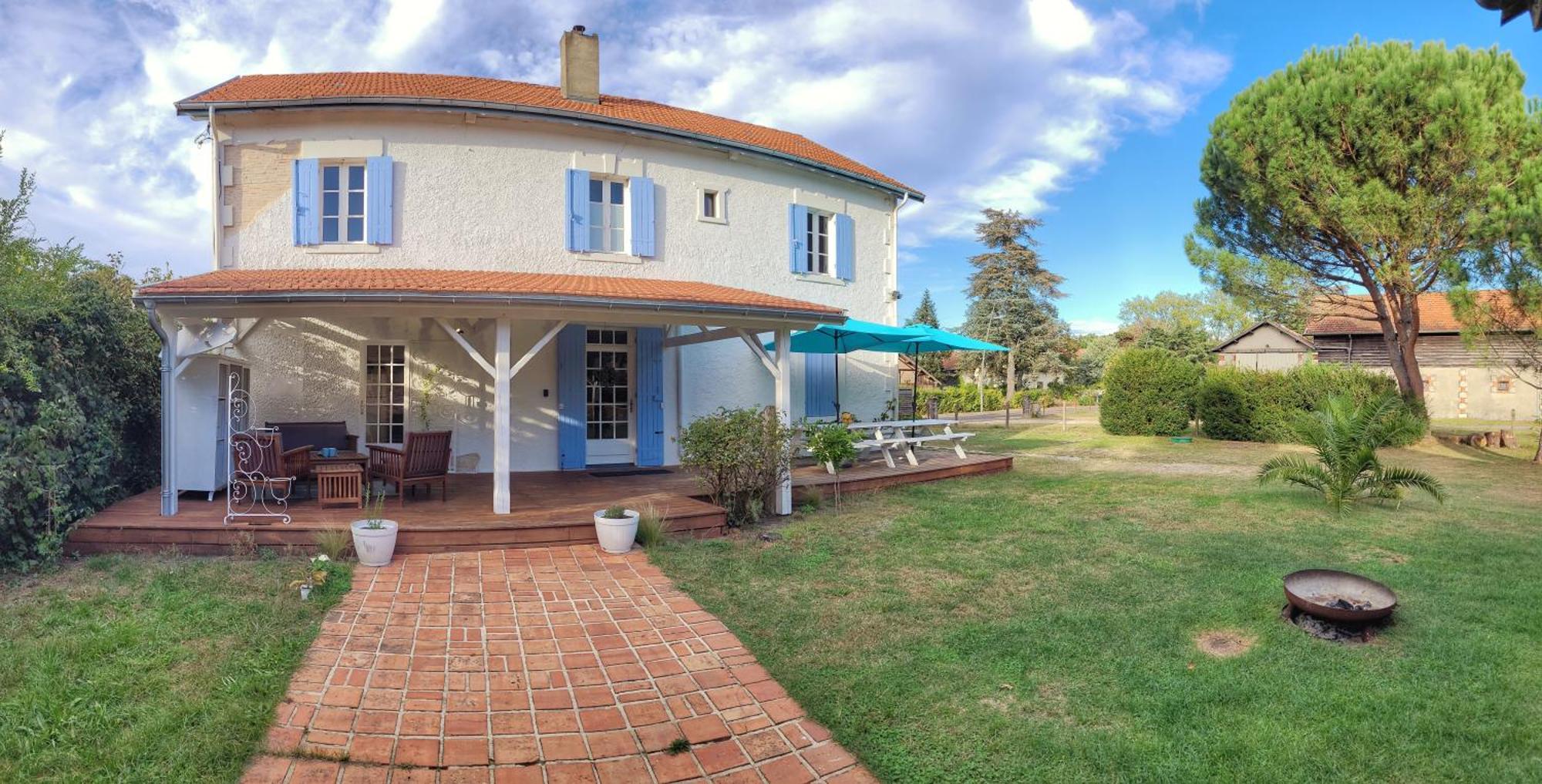 Charmante Maison Dans Les Landes X 10 Avec Piscine Et Salle D Escalade Lue Exterior photo