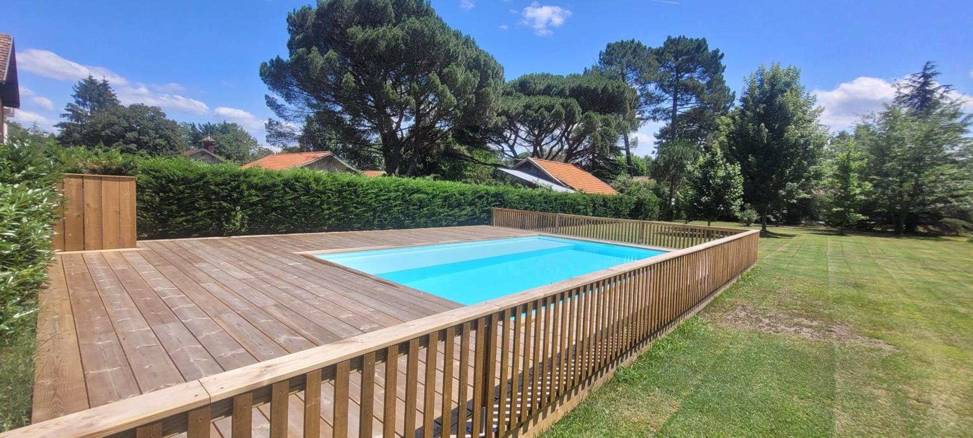 Charmante Maison Dans Les Landes X 10 Avec Piscine Et Salle D Escalade Lue Exterior photo